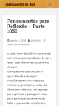 Mobile Screenshot of mensagensdeluz.org